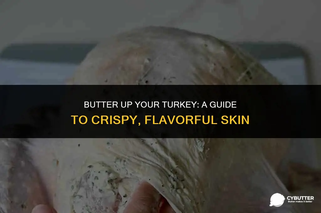 how to put butter under turkey skin