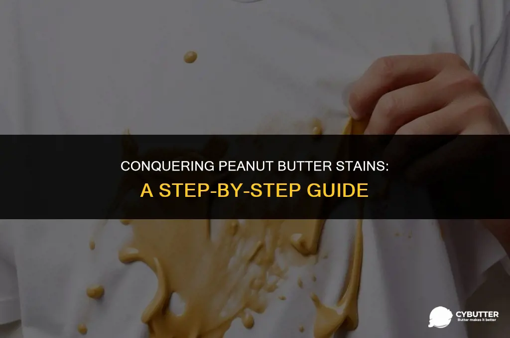 how to remove peanut butter stain