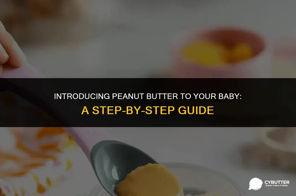how to serve peanut butter to baby