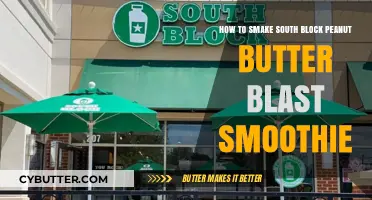 Peanut Butter Blast: A South Block Smoothie Sensation