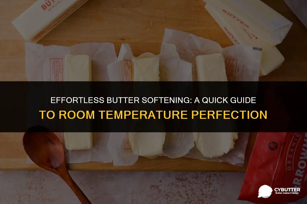how to soften butter to room temp