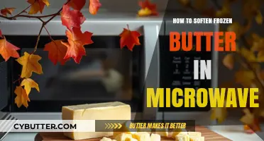 Quick Tips: Softening Frozen Butter in the Microwave