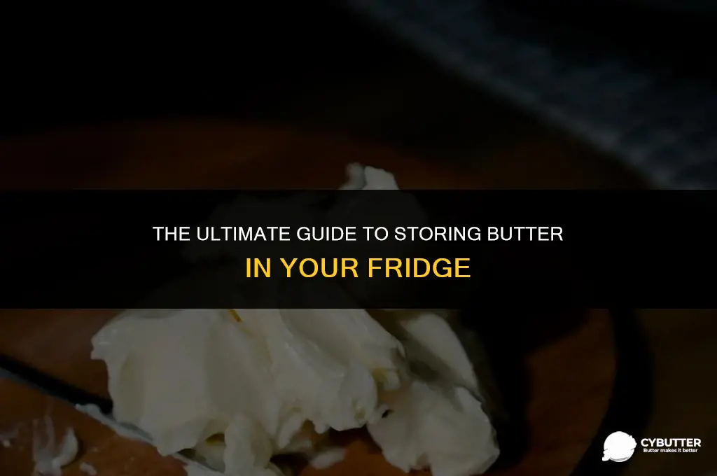 how to store butter in the fridge
