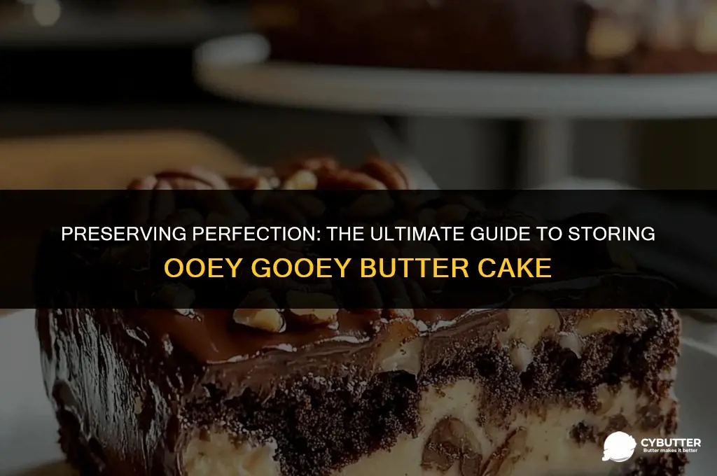 how to store ooey gooey butter cake