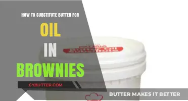 Butter to Oil: A Simple Swap for Healthier Brownies