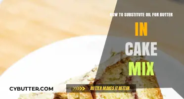 Deliciously Moist: The Art of Substituting Oil for Butter in Cake Mix