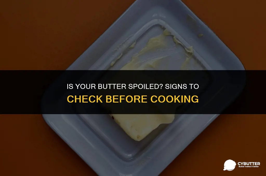 how to tell if butter is bad