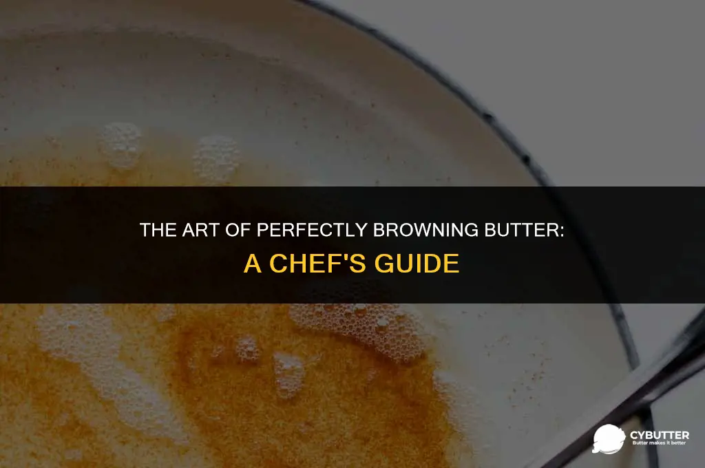 how to tell when butter is browned