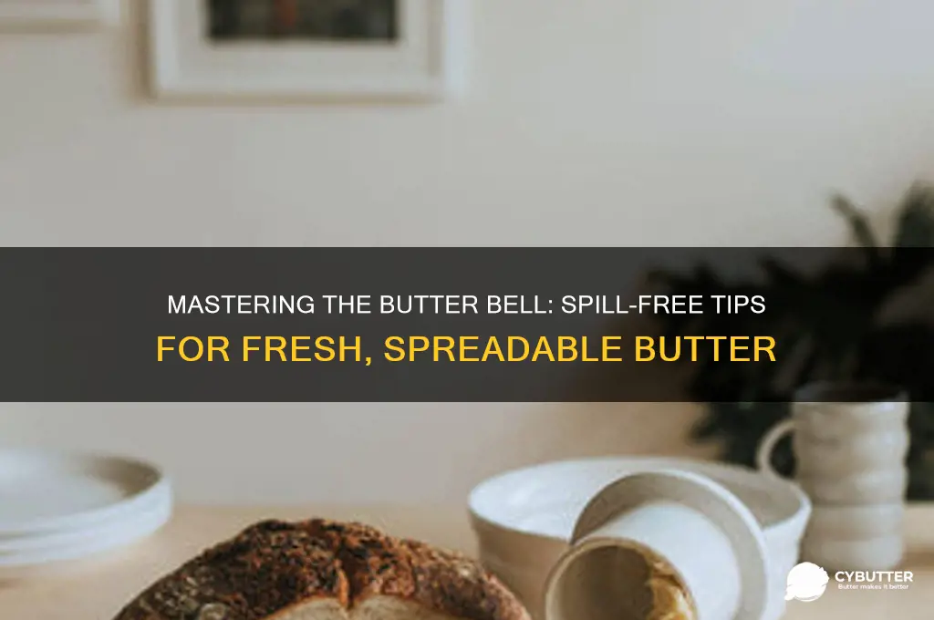 how to use a butter bell without getting water everywhere