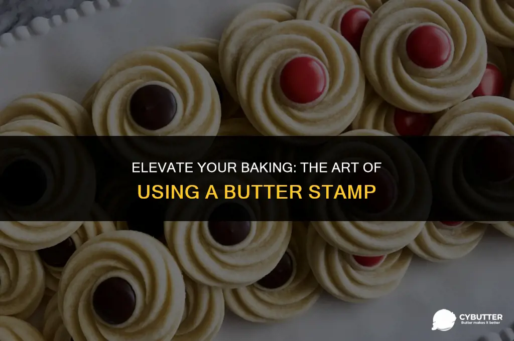 how to use a butter stamp