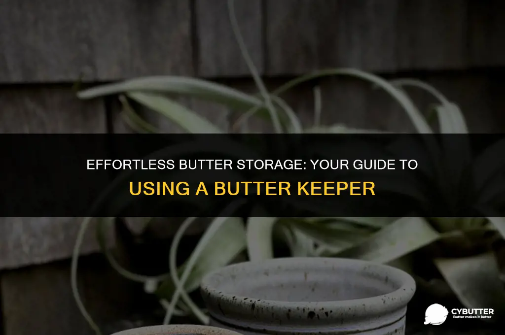 how to use butter keeper