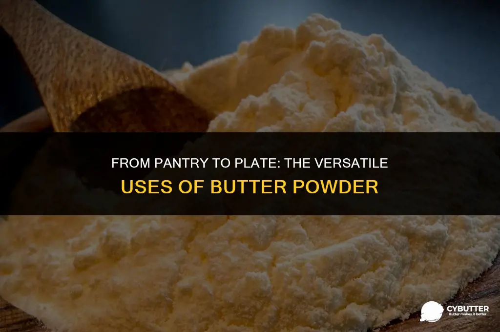 how to use butter powder