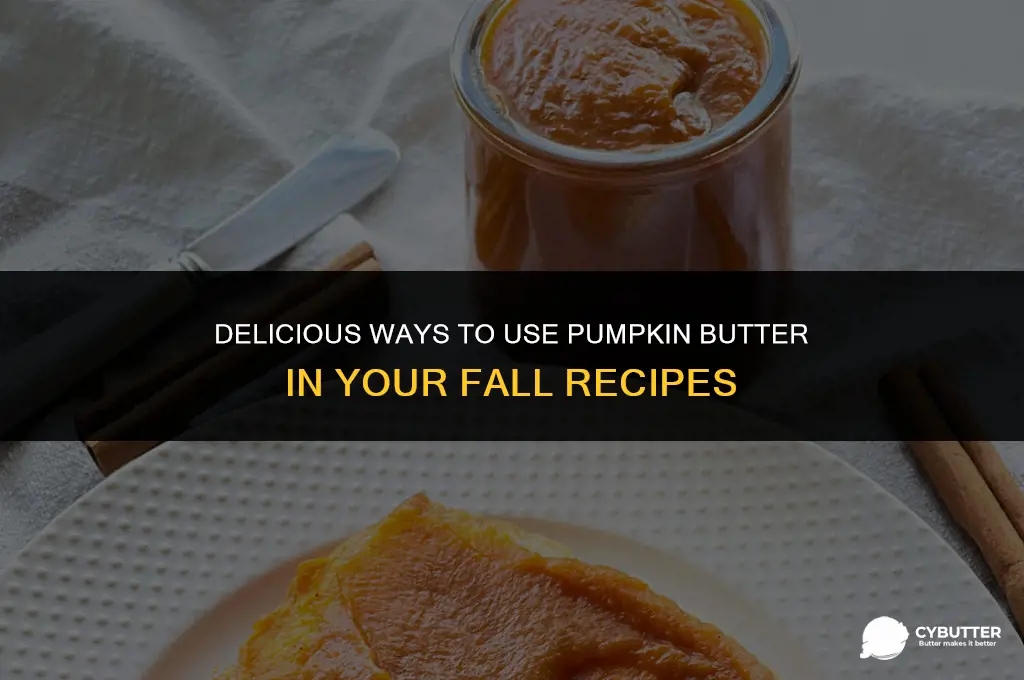 how to use pumpkin butter