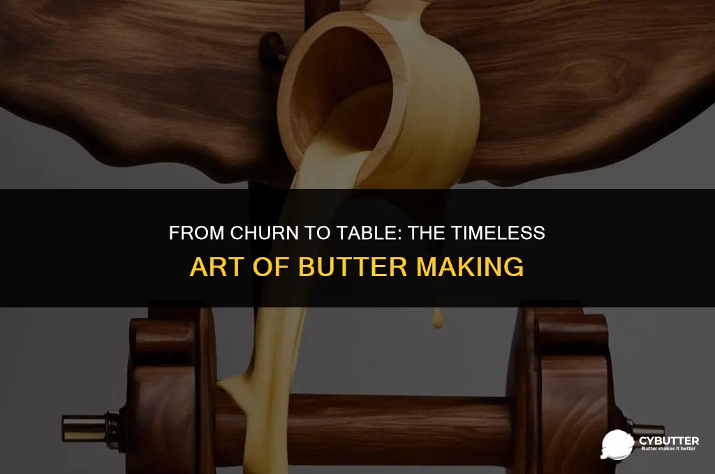 how was butter made in the past