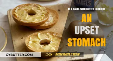 Can Buttered Bagels Soothe an Upset Stomach? Expert Insights