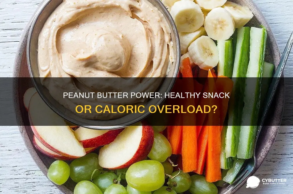 is a spoon of peanut butter a good snack