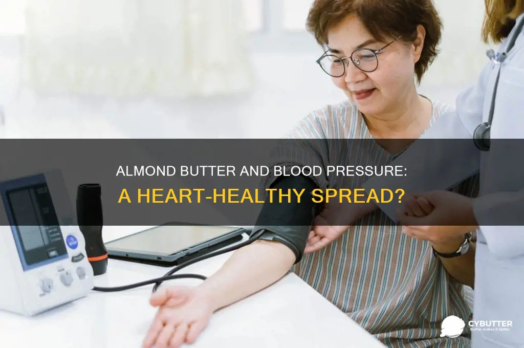 is almond butter good for blood pressure