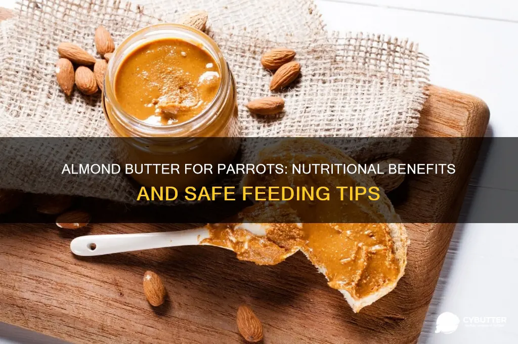 is almond butter good for parrots