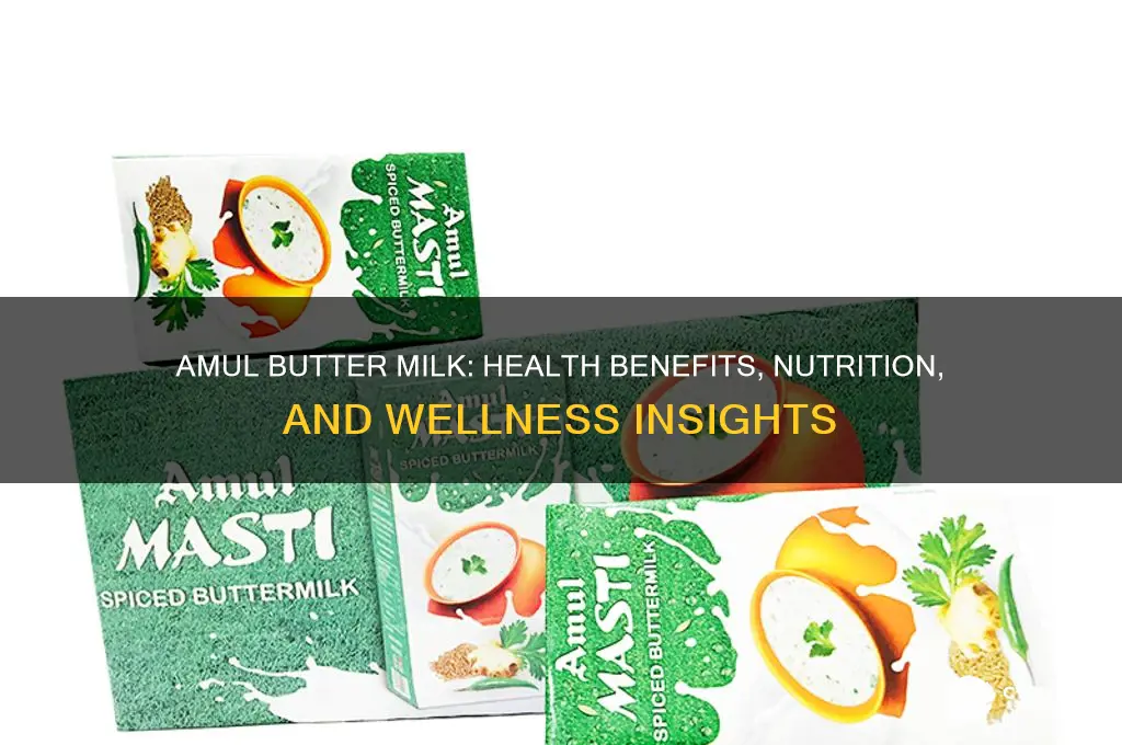 is amul butter milk good for health