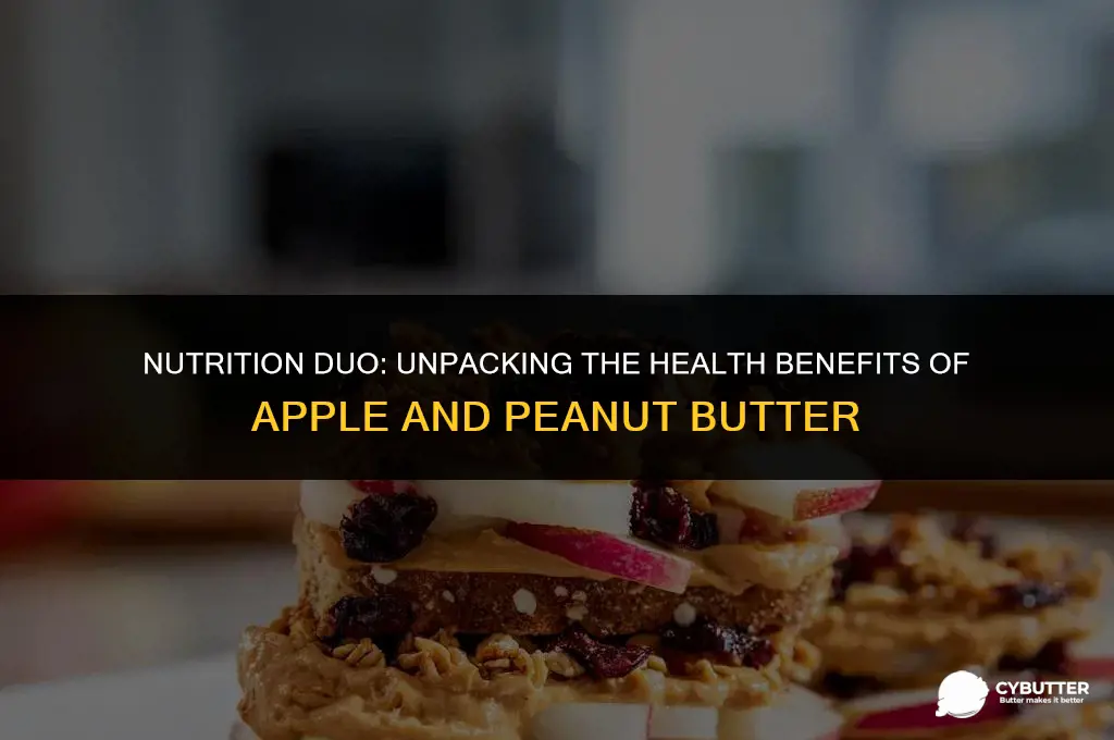 is an apple and peanut butter healthy
