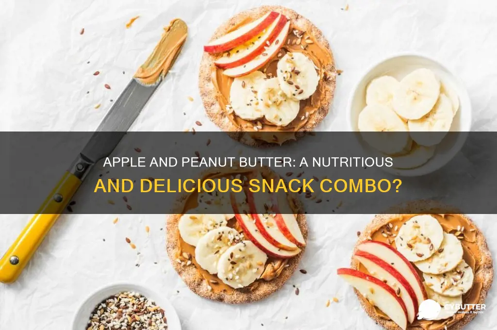 is apple and peanut butter a good snack