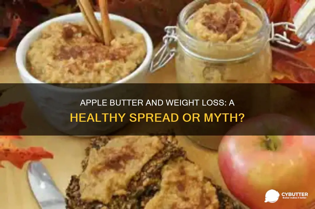 is apple butter good for weight loss