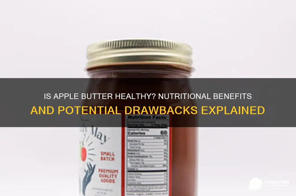 is apple butter good for you