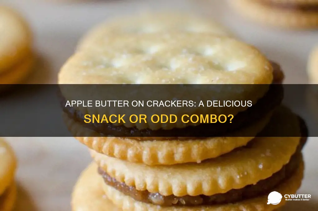 is apple butter good on crackers