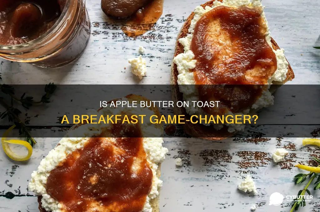 is apple butter good on toast
