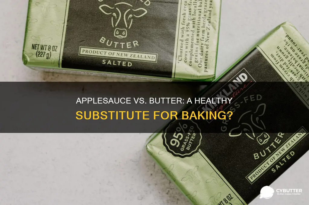 is applesauce a good substitute for butter