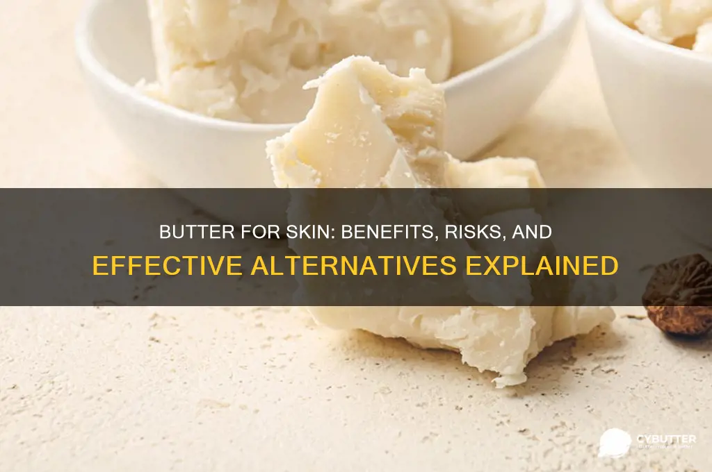 is applying butter good for skin