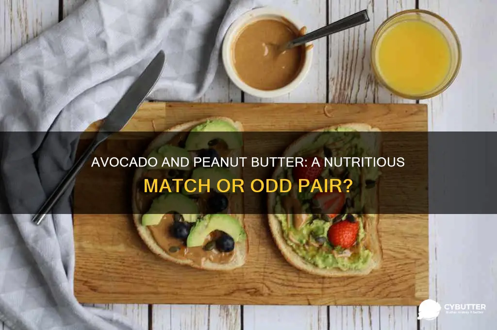 is avocado and peanut butter good