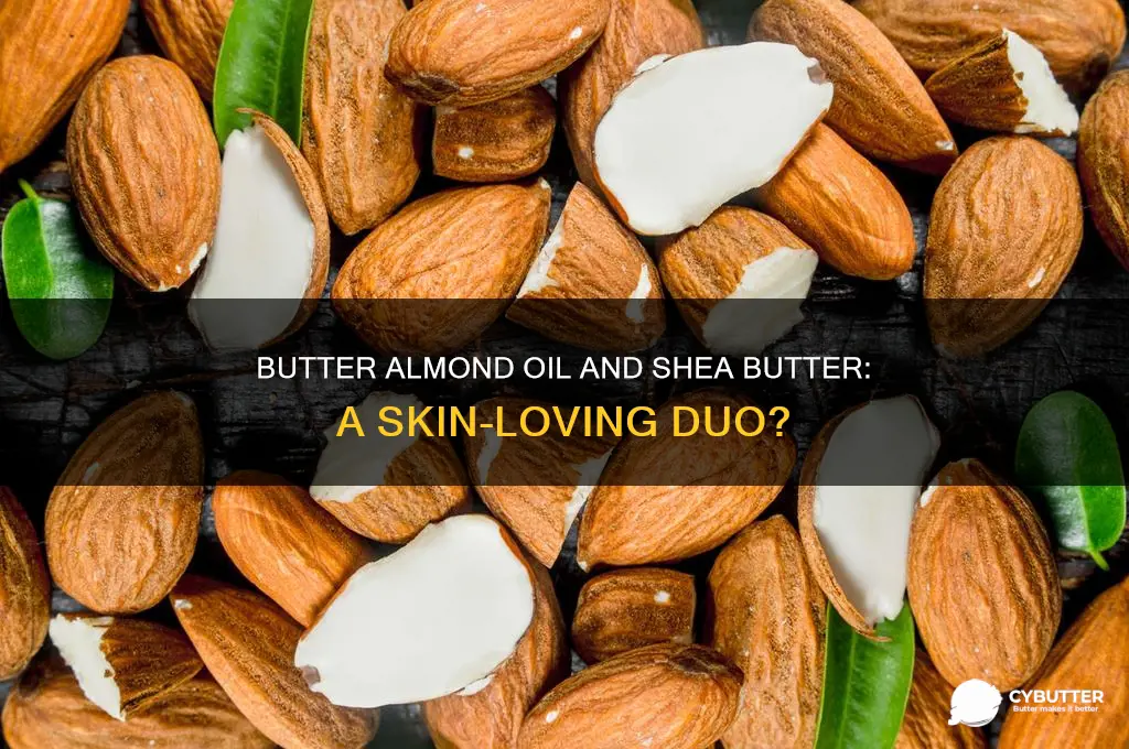 is butter almond oil with shea butter good for skin