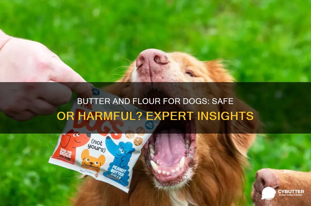 is butter and flour good for dogs