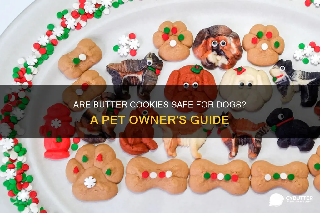 is butter cookies good for dogs