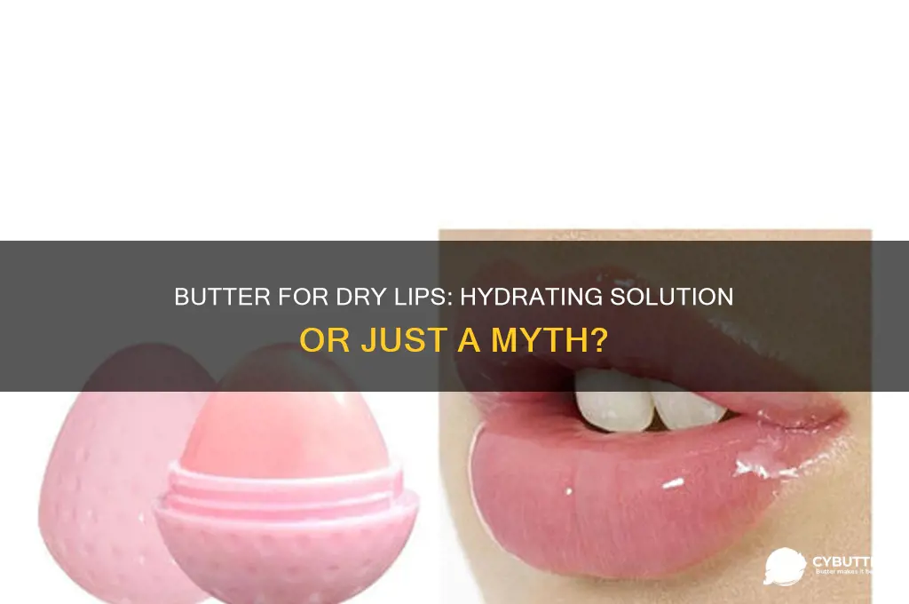 is butter good for dry lips
