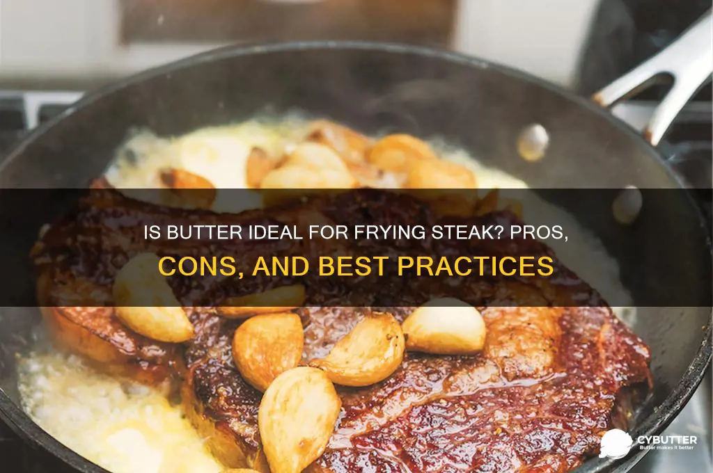 is butter good for frying steak