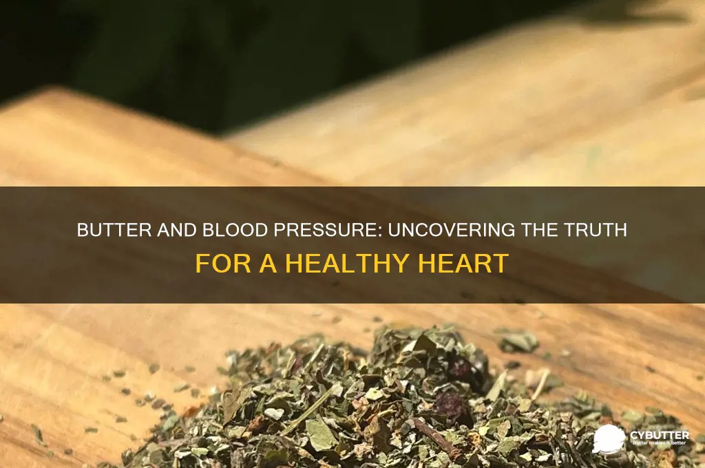 is butter good for high blood pressure