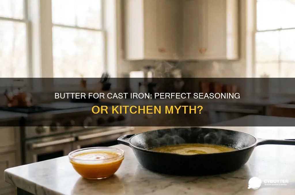 is butter good for seasoning cast iron
