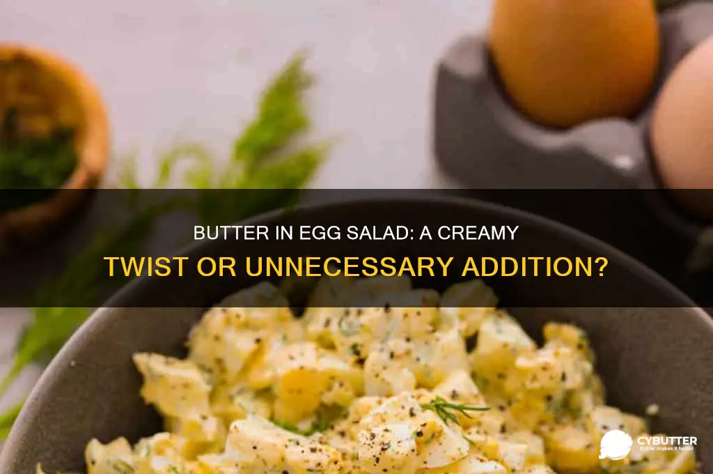 is butter good in egg salad