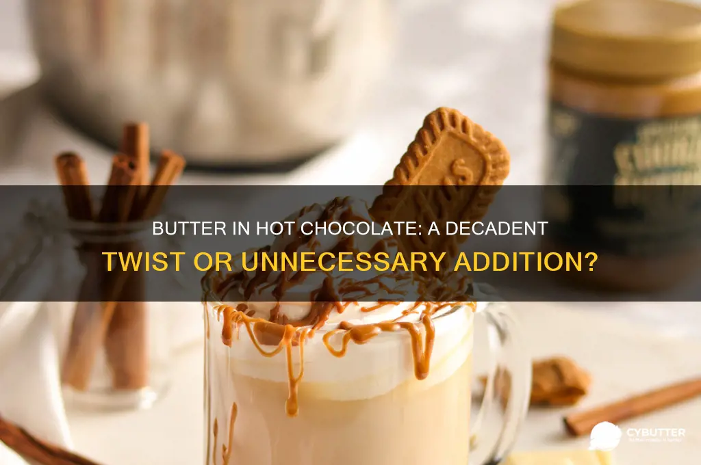 is butter good in hot chocolate
