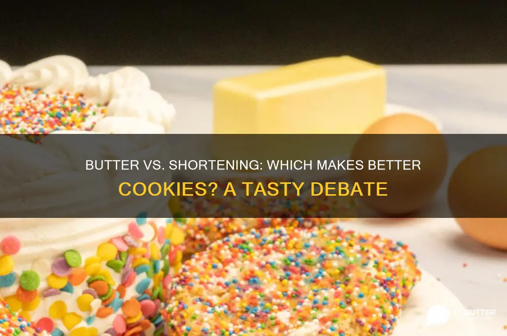 is butter instead of shortening in cookies good