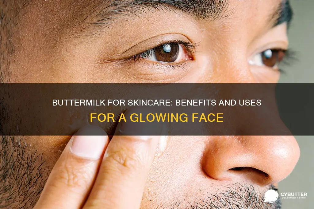 is butter milg good for face