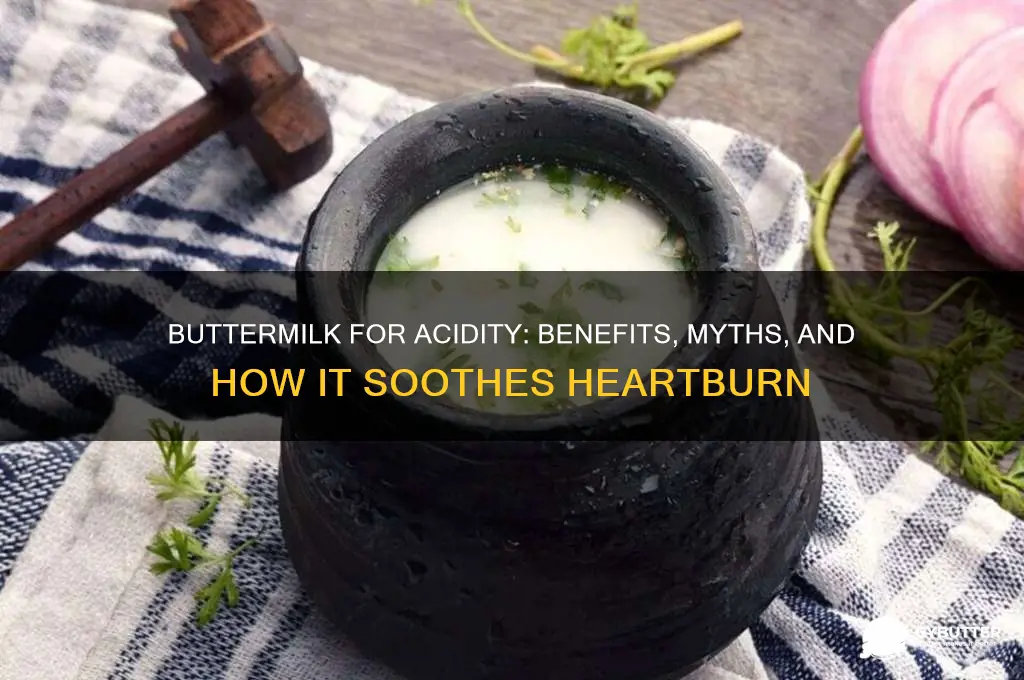 is butter milk good for acidity