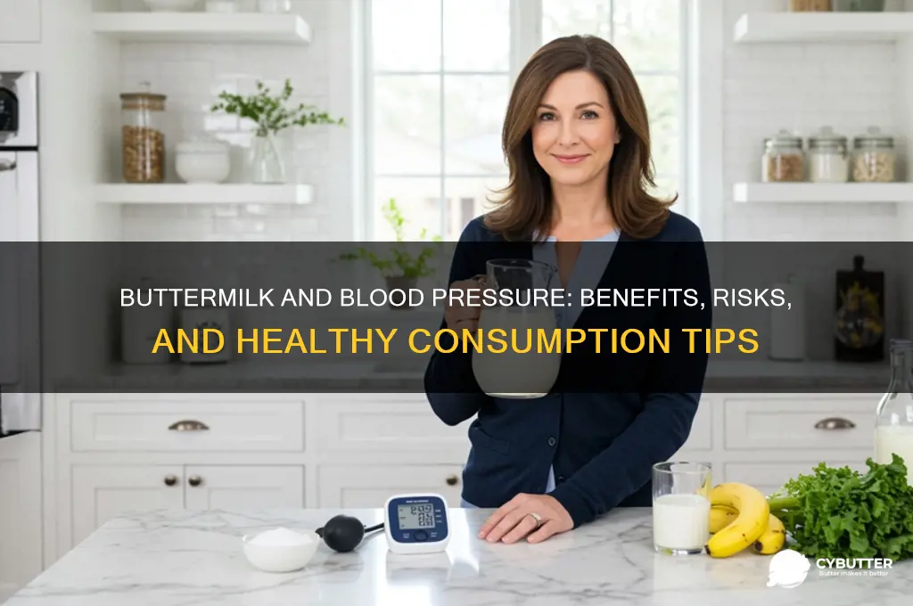 is butter milk good for blood pressure