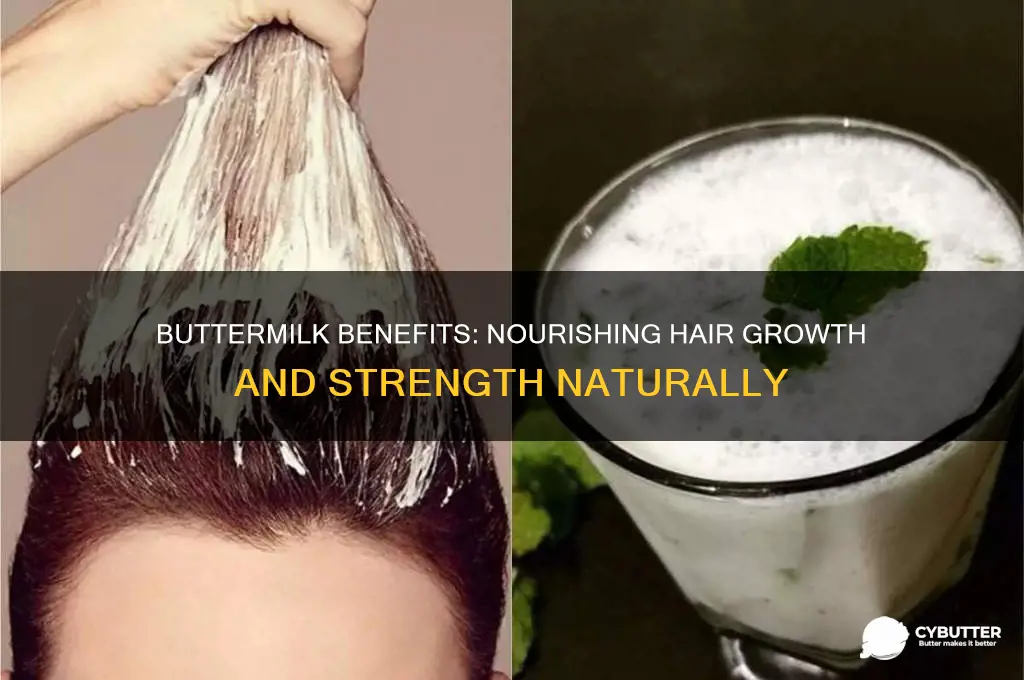 is butter milk good for hair