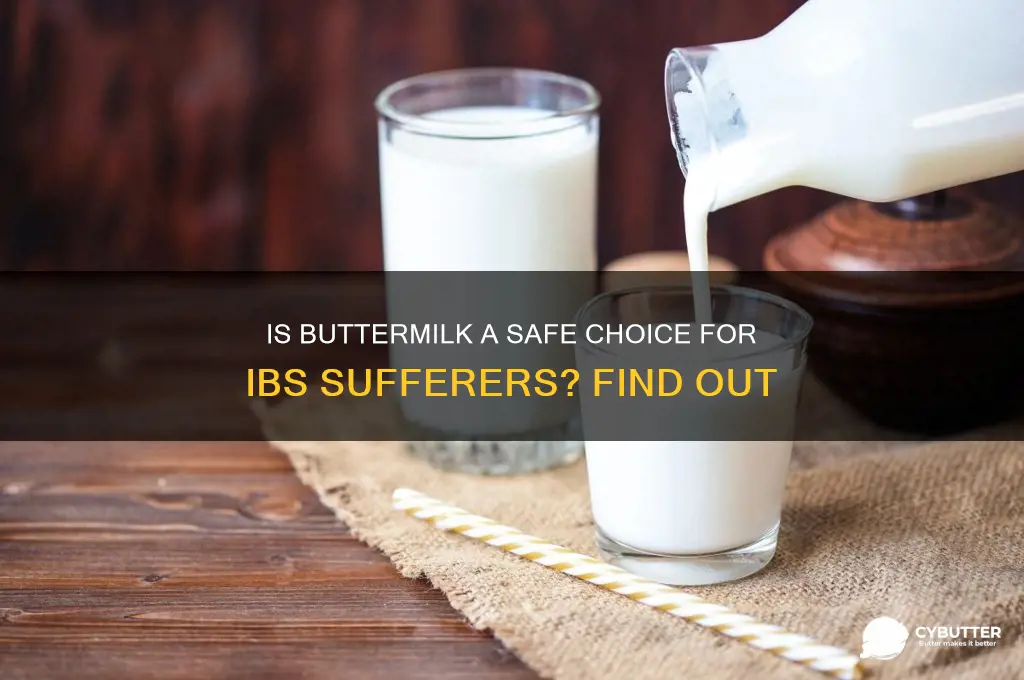 is butter milk good for ibs