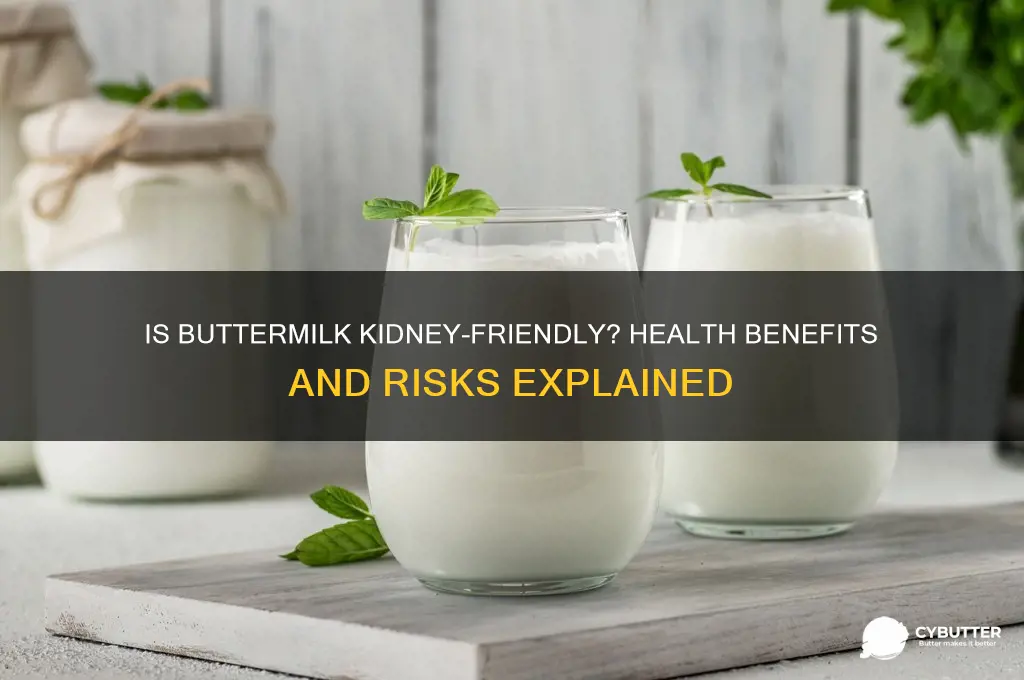 is butter milk good for kidney