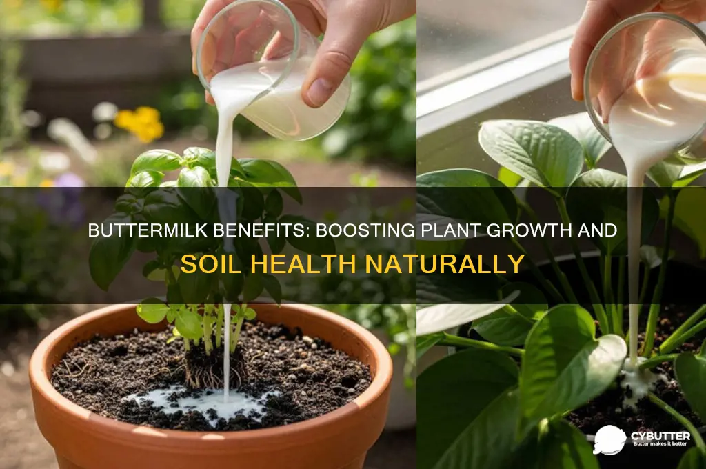 is butter milk good for plants