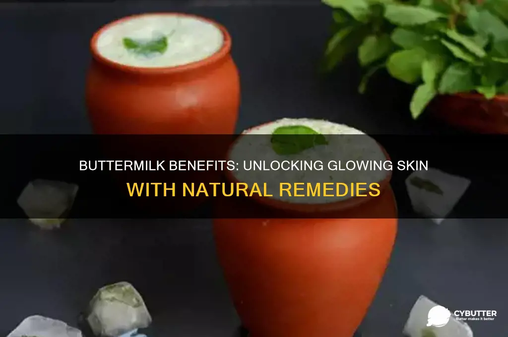 is butter milk good for skin